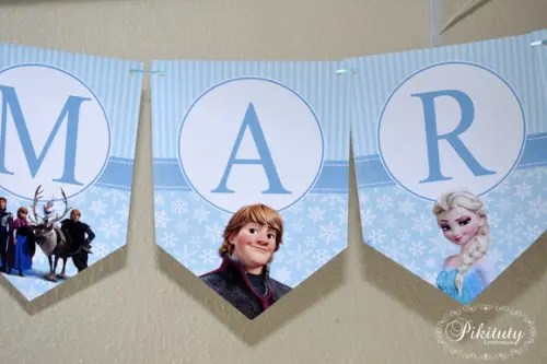Bandeirolas Grandes Frozen