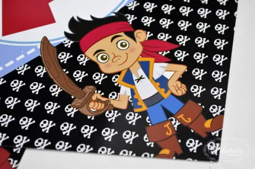 Bandeirolas Grandes Jake e os piratas