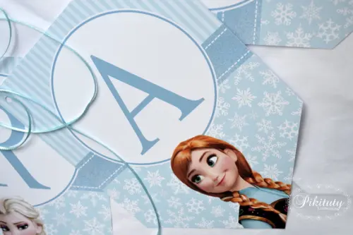 Bandeirolas Grandes Frozen