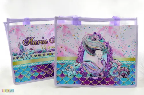 Bolsa de praia A pequena Sereia