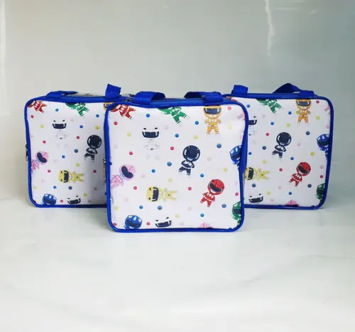 Bolsa de Praia Quadrada - Power Rangers