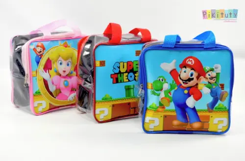 Bolsa de praia quadrada - Super Mario