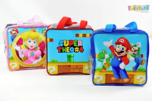Bolsa de praia quadrada - Super Mario