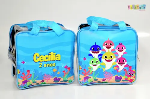 Bolsa de praia quadrada Baby Shark