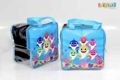 Bolsa de praia quadrada+ balde de praia Baby Shark