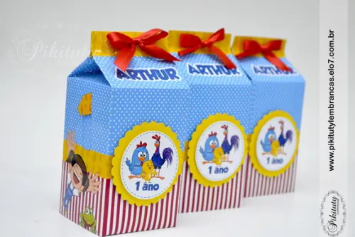 Caixa de Leite - Galinha Pintadinha