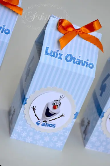 Caixa de Leite - Olaf Frozen