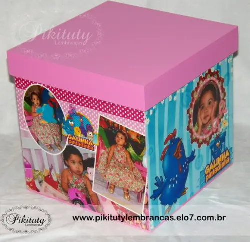 Caixa Em Mdf Grande 20x20cm