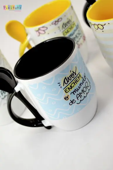 Caneca com colher - Dia dos Avós