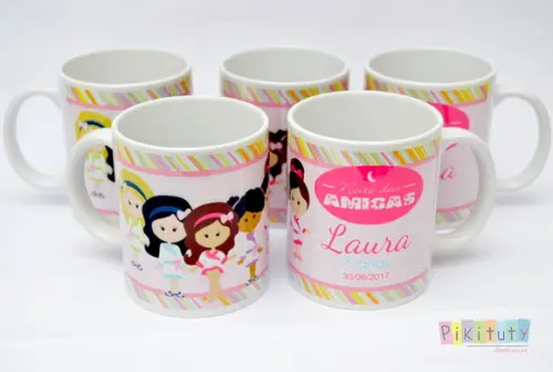 Caneca De Porcelana Amigas