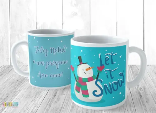 Caneca de Porcelana - Natal
