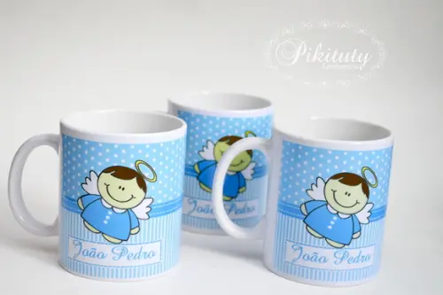 Caneca De Porcelana Batizado