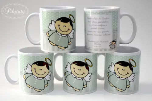 Caneca De Porcelana Batizado