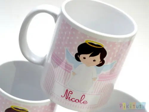 Caneca de Porcelana Batizado Menina