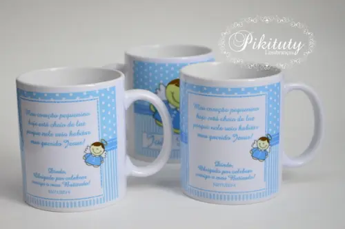 Caneca De Porcelana Batizado
