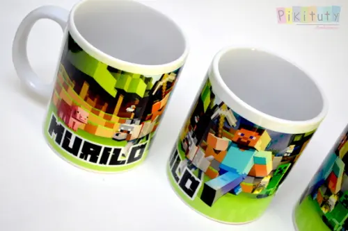 Caneca De Porcelana Minecraft