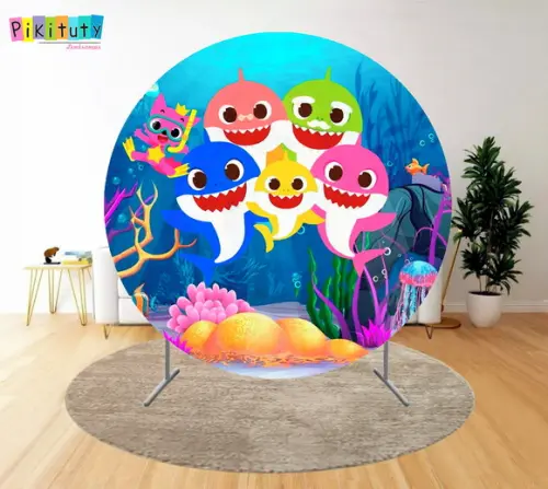 Capa para painel 1,30 em tecido - Baby Shark