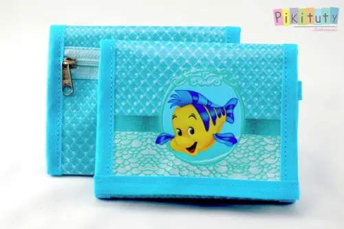 Carteira infantil Ariel A pequena sereia