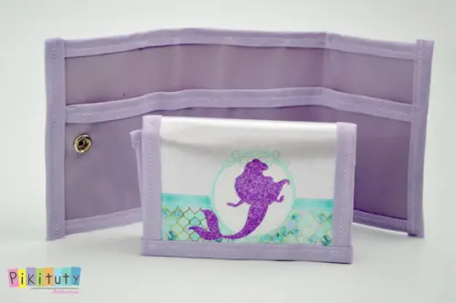 Carteira infantil Ariel A pequena sereia