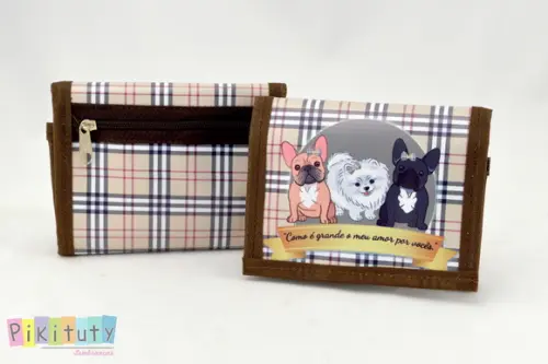 Carteira infantil Cãezinhos cães