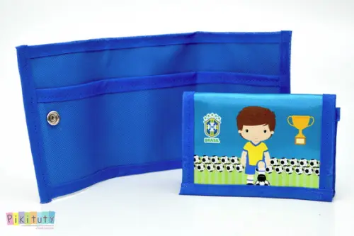 Carteira infantil Futebol