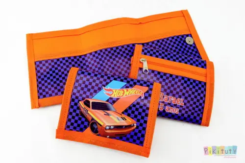 Carteira infantil Hot Wheels
