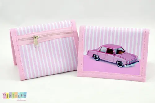 Carteira infantil Hotwheels para meninas