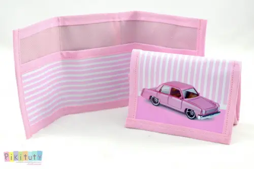 Carteira infantil Hotwheels para meninas
