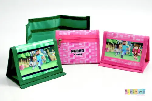 Carteira infantil Minecraft