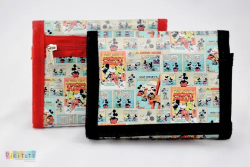 Carteira infantil Mickey Vintage