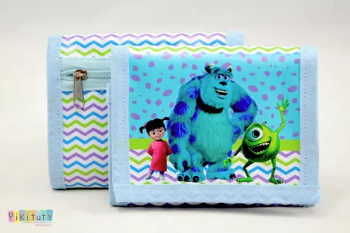 Carteira infantil Monstros SA