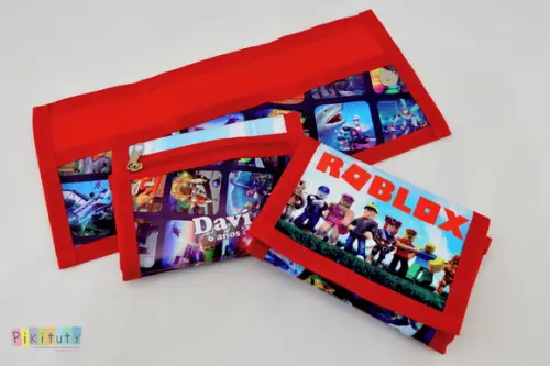 Carteira infantil Roblox
