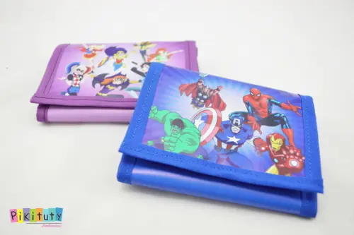 Carteira infantil Super Hero Girls DC