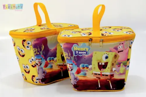 Cesta Pic Nic térmica - Bob Esponja