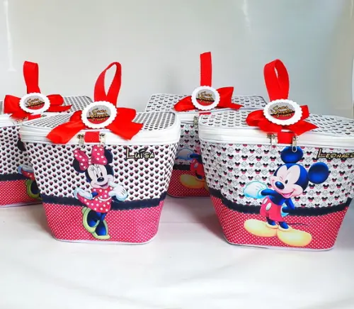 Cesta Pic Nic Térmica - Mickey e Minnie