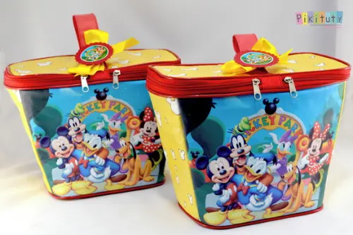 Cesta Pic Nic Térmica - Turma do Mickey