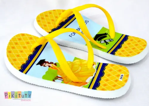 Chinelo Personalizado - A bela e A fera Formatura