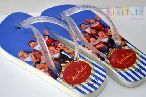 Chinelo Personalizado - 7 anões