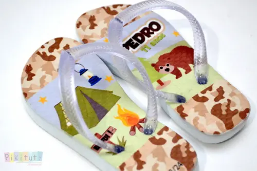 Chinelo Personalizado - Acampamento