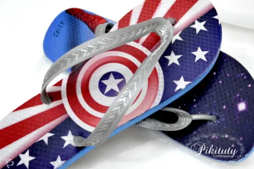 Chinelo Personalizado - Capitão América