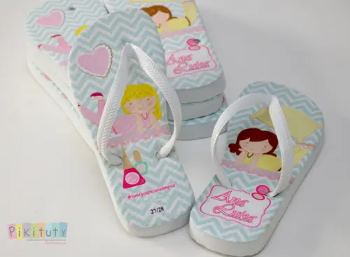 Chinelo Personalizado - Festa do Pijama