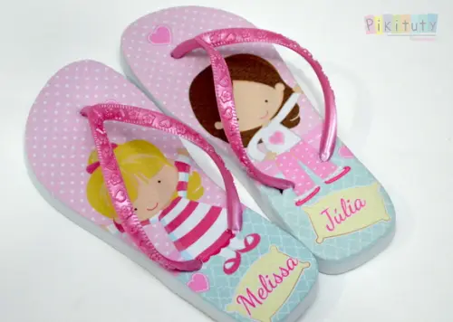 Chinelo Personalizado - Festa do Pijama
