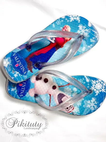 Chinelo Personalizado - FROZEN