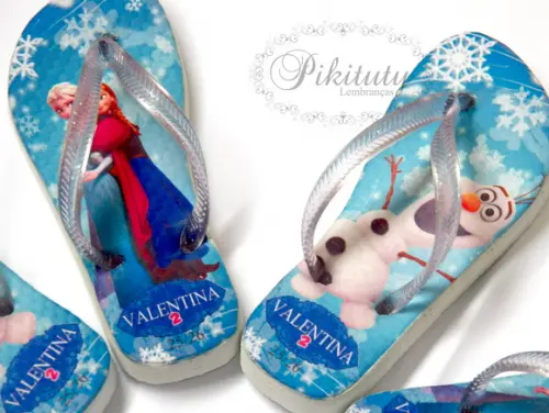 Chinelo Personalizado - FROZEN