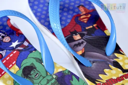 Chinelo Personalizado - Heróis