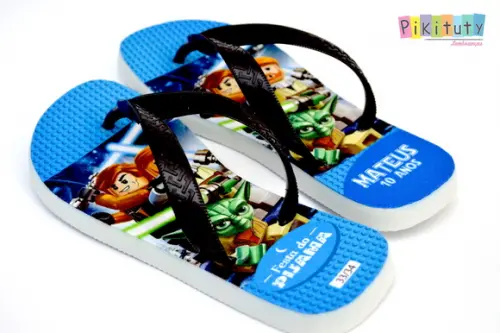 Chinelo Personalizado Lego Star Wars