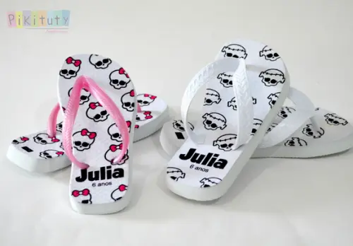 Chinelo Personalizado Monster High