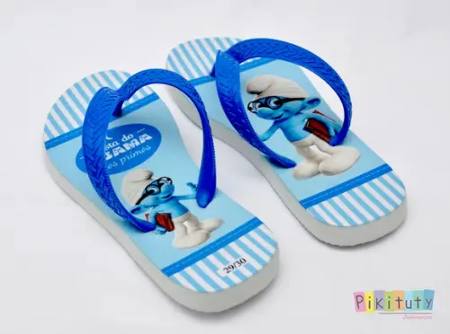 Chinelo Smurfs