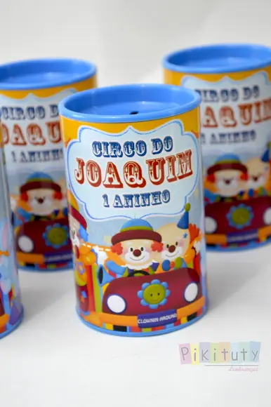 Cofrinho Circo Palhaços