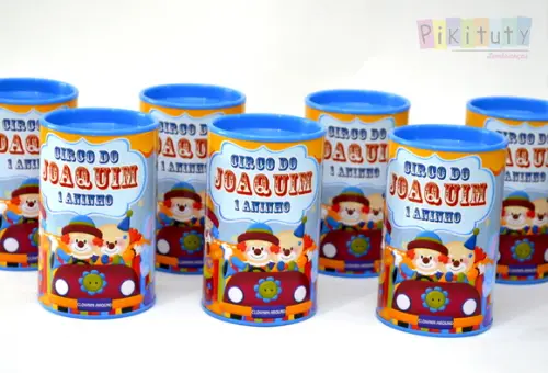 Cofrinho Circo Palhaços